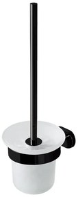Eastbrook Salerno messing toiletborstelhouder zwart mat