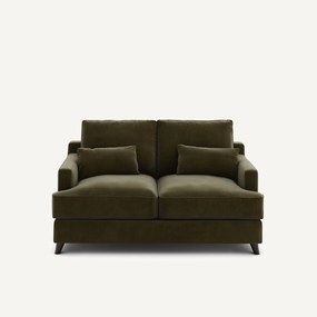 Compacte bank in fluweel, Alwine