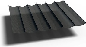 Platinum schaduwdoek Coolfit - harmonica - 300 op 290 cm - zwart