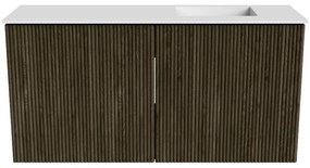 Mondiaz Joya 80cm toiletmeubel shadow met wastafel faye rechts 1 kraangat talc