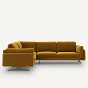 Hoekbank fluweel, César