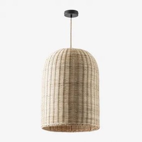 Plafondlamp Flandes Natuurlijk - Zwart & Ø40 Cm Flandes - Sklum