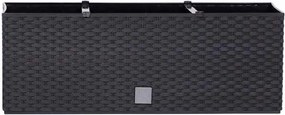 Prosperplast bloempot Rato Case - Antraciet