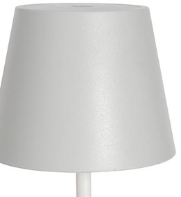 Buitenlamp LED Set van 2 tafellampen wit met dimmer en oplaadbaar - Murdock Modern IP54 Buitenverlichting rond Lamp