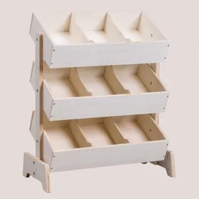 Speelgoed Organizer Van Grenenhout Yerai Kids Natuurlijk Hout - Sklum