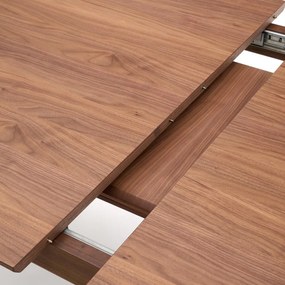 Kave Home Elan Walnoot Eettafel Uitschuifbaar Retro - 200 X 100cm.