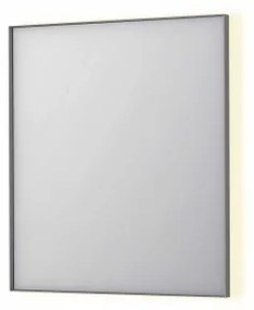 INK SP32 spiegel - 70x4x80cm rechthoek in stalen kader incl indir LED - verwarming - color changing - dimbaar en schakelaar - geborsteld RVS 8410033