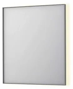 INK SP32 spiegel - 70x4x80cm rechthoek in stalen kader incl indir LED - verwarming - color changing - dimbaar en schakelaar - geborsteld RVS 8410033