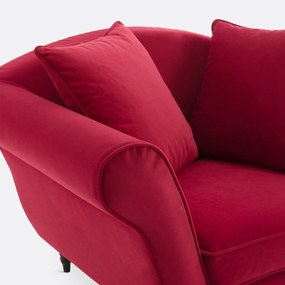 Fauteuil in fluweel, Lipstick