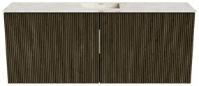 Mondiaz Joya DLux 100cm toiletmeubel shadow met wastafel faye midden zonder kraangat frappe
