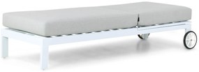 Santika Mulsanne Lounger Aluminium Wit