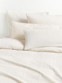 Dekbedovertrek Vivienne met getuft ruitpatroon