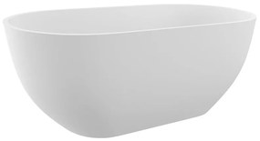 Polysan Reduta vrijstaand bad wit mineraalmarmer 170x80cm