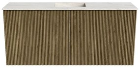 Mondiaz Joya DLux 90cm toiletmeubel dusk met wastafel faye midden 1 kraangat ostra