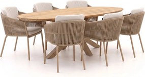 Diningset Hartman | 6 personen | Tuinset teakhout | 7-delig | Kees Smit Tuinmeubelen