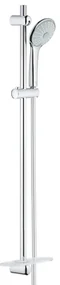GROHE Euphoria 110 Massage Glijstangset - 90cm - ronde handdouche - 3 straalsoorten - gladde doucheslang - met zeepschaal - chroom 27226001