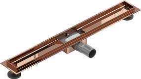 Mexen Flat lichaam voor lineaire afloop 80 cm, roze goud - 1615080