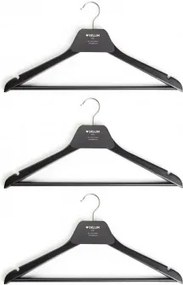 Set Van 6 Houten Hangers Orig Zwart - Sklum