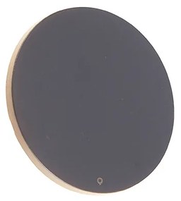 Design wandlamp grijs 16,5 cm incl. LED - Skyf