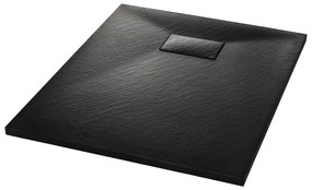 vidaXL Douchebak 90x70 cm SMC zwart