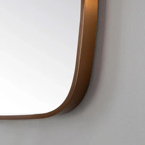 Lambini Designs Calera spiegel 120cm met spiegelverwarming en dimbare verlichting brons geborsteld