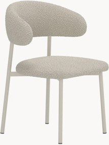 Gestoffeerde bouclé eetstoelen Lillholmen, 2 stuks