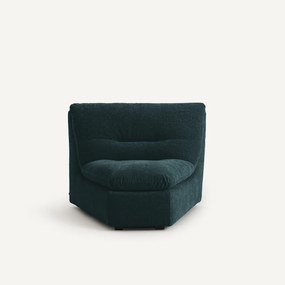 Modulaire hoekzetel in chenille fluweel, Giuliano
