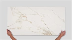 Vloer-/wandtegel marmerlook Saqu Marble Collection 120x60cm forte glans gerectificeerd