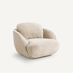 Fauteuil in fluweel, Alpine