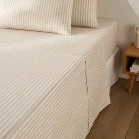 Katoenen onderlaken, SOIZIC BEIGE