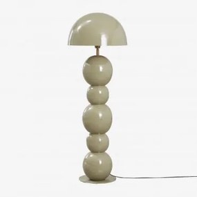 Boulia Ijzeren Vloerlamp Groen – Salie & ↑115 Cm - Sklum