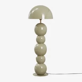 Boulia Ijzeren Vloerlamp Groen – Salie & ↑115 Cm - Sklum