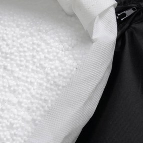 Natalia Chenille Armchair Bean Bag + Footstool