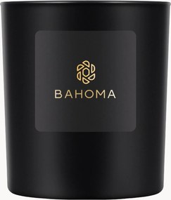 Met de hand gegoten grote kaars obsidian (zwarte sandelhout)