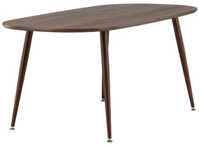 Ovale Minimalistische Houten Eettafel - 90 X 180cm.