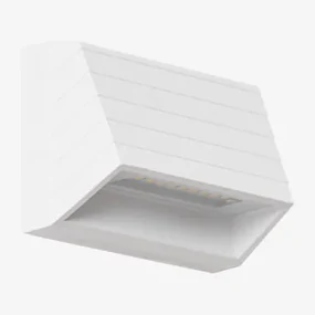 Led Buitenwandlamp In Aluminium Nolise Wit - Sklum