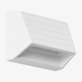 Led-wandlamp Voor Buiten In Aluminium Nolise Wit - Sklum