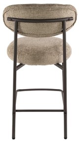 Ronde Barstoel Met Rugleuning