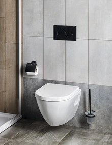 Aqualine Samba toiletborstel zwart