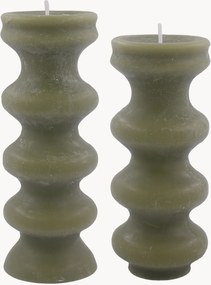 Handgemaakte kaarsen Mura, 2-delig