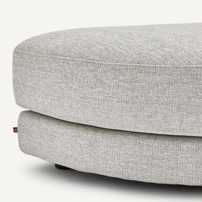 Modulaire voetensteun in gevlekt canvas, TIBERIO