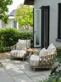4 Seasons Outdoor Beverly loungestoel latte  Loungestoel   beige weerbestendig