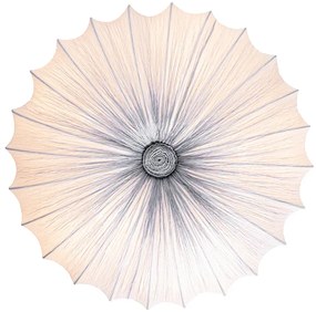 Japandi plafondlamp grijs 60cm 5-lichts - Plu