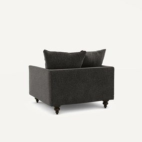 Fluwelen chenille fauteuil, Lazare