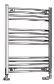 Eastbrook Wendover gebogen horizontale radiator 80x60cm Chroom 287 watt