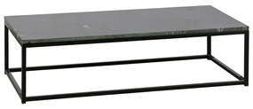BePureHome Mellow Rechthoekige Salontafel Zwart Marmer - 120 X 60cm.