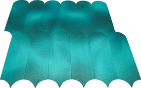 Zelfklevende Mozaïektegels Metaal | Arch Turquoise | 28,8×29,8 cm | Keuken, Bad &amp; WC