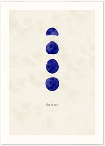 Ingelijste print The moon