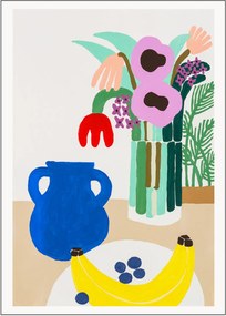 Poster Blueberries And Banana