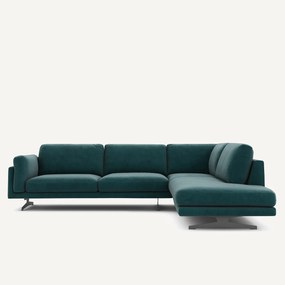 Hoekbank fluweel, César